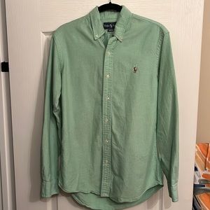 Mens S Ralph Lauren custom fit polo button up